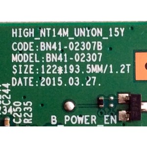 MAIN / SAMSUNG BN94-11797H / BN41-02307B / BN97-12660E / PANEL CY-JJ043BGEV2H JW29 / MODELOS UN43J5200AFXZX / UN43J5200AFXZX BD06
