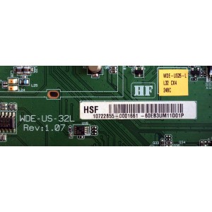 MAIN / WESTINGHOUSE 60.EB3UM.11B / 60EB3UM11B04P / WDE-US26-L / WDE-US-32L / REV:1.07 / PANEL K260B2-E03 REV.01 / MODELOS LD-2655VX TW-61101-K026B / LD-2655VX TW-60001-K020B / LD-2657DF TW-62001-K026B