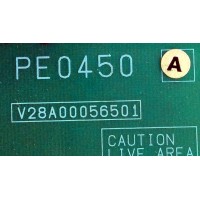 FUENTE DE PODER / TOSHIBA 75008573 / PE0450A / V28A00056501 / PE0450 A / PANEL LTA400HT-LH4 / MODELOS 40RF350U / 40XF355D