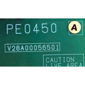 FUENTE DE PODER / TOSHIBA 75008573 / PE0450A / V28A00056501 / PE0450 A / PANEL LTA400HT-LH4 / MODELOS 40RF350U / 40XF355D