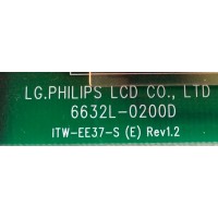 BACKLIGHT INVERTER SLAVE / PHILIPS 6632L-0200D / 996510006825 / ITW-EE37-S / PANEL LC370WX1 (SL)(02) / MODELOS 37PF7320A / 37 / 37PF7321D / 37 / LCT3701AD / LCT37SHA