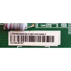 MAIN / HISENSE 164714 V.1 / 164714/E130220 / RSAG7.820.5281/ROH / LTDN46K360MUS(1) / 164714 / E130220 C / PANEL HE460GF-B51/PW1 / MODELO 46K360M