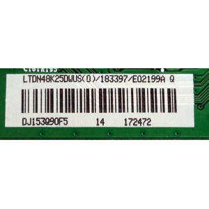 MAIN / HISENSE 183397 / RSAG7.820.6012/ROH / LTDN48K250WUS(0) / 183397/E02199A / 172472 / PANEL HD480DF-B37\S3.B2\GM\ROH / MODELO 48H4