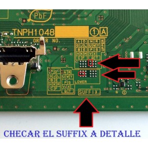 MAIN / PANASONIC TXN / A1UMUS / TNPH1048 / TNPH1048UB / TXN/A1UMUS / PANEL MC127HU6A11 / MODELO TC-P50X60