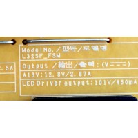 FUENTE DE PODER / SAMSUNG BN44-00801E / L32SF_FSM / PSLF720S07T / BN4400801E / PANEL GJ032BGE-R2 RR01 / MODELOS UN32J5500AFXZA XC43 / UN32J5500AFXZA UU06 / UN32J5500AFXZA FC46 / UN32J5500AFXZA LU09 / UN32J5500AFXZA VU19 / UN32J5500AFXZA / HG32NE478BFXZA