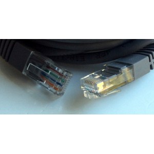 CABLE PARA CONEXIÓN A INTERNET  RJ45 / TIPO LAN CAT25FT / LONGITUD DEL CABLE: APROXIMADAMENTE: 25 PIES / (8  METROS) / E327283 CM(UL) C(UL) 4PR EIA/TIA 568-B.2 CAT 5E UTP 26AWG 350MHZ PATCH CORD RoHs