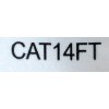 CABLE PARA CONEXIÓN A INTERNET RJ45  / TIPO LAN CAT14FT / LONGITUD DEL CABLE: APROXIMADAMENTE: 14 PIES / (4 METROS) / DIRETV ENHANCED CAT-5 UTP 350MHZ / CM(UL) C(UL) E337566 26AWG 4PR CAT5e PATCH RoHs cat14ft-t AMJ