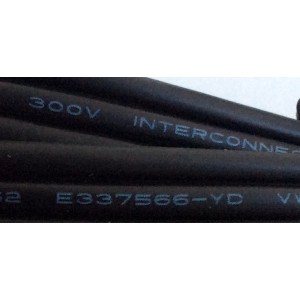 CABLE RCA / COMPONENT6FT / AWM 2562 E337566-YD VW-1 80°C 300V INTERCONNECT PRODUCTS LTD