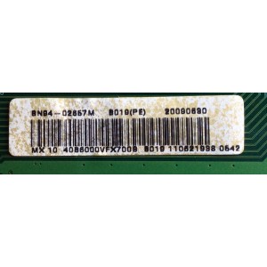 MAIN / SAMSUNG BN94-02657M / BN41-01170D / BN97-03201J / PANEL LTF400HF08-A01 / MODELOS UN40B6000VFXZA SQ01 / UN40B6000VFXZA / PARTES SUSTITUTAS CHECAR EN DESCRIPCION