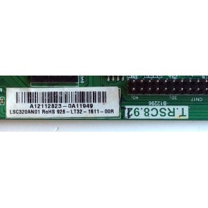 MAIN / COBY A12112823 / PLFC0205974 / LSC320AN01 / T.RSC8.92 / PANEL V390HJ1-XR01 / MODELO LEDTV3916 