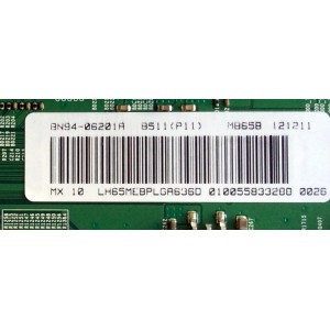 MAIN / SAMSUNG BN94-06201A / BN41-01835A / BN97-06889K / PANEL FE650DSA-V3 CW50 / CY-FE650DSAV3H / MODELO LH65MEBPLGA / ZA KH04