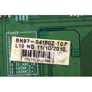 MAIN / SAMSUNG BN94-04223F / BN41-01438C / BN97-04150Z/ PANEL T650FBE1-LA / MODELO UN65C6500VFXZA DB02