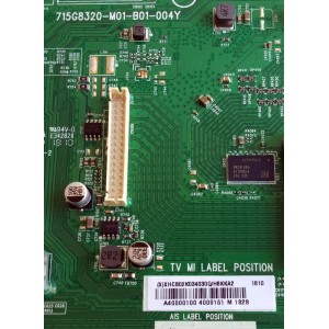 MAIN / VIZIO 756TXHCB02K0340 / XHCB02K034 / 756TXHCB02K034 / 715G8320-M01-B01-004Y / 715G8320-M01-B00-004Y / (X)XHCB02K034030Q/H8KKA2 / PANEL TPT400LA-HN02.S REV:S801Z / DISPLAY LSC400HN02 / MODELO D40F-F1 LTQEVVLU