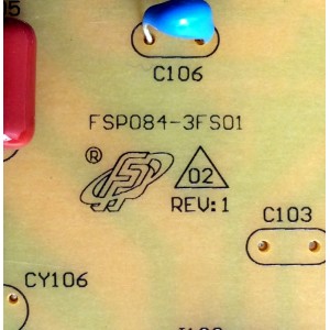 FUENTE DE PODER / TOSHIBA 75033336 / PK101W0070I / FSP084-3FS01 / 3BS0338512GP / PANEL C320LD-DH61 REV. 1A / MODELOS 32L4300U / 32L1350U / 32L2300U / 32L1350U1 / 32L2300U1 / 32L2300UM