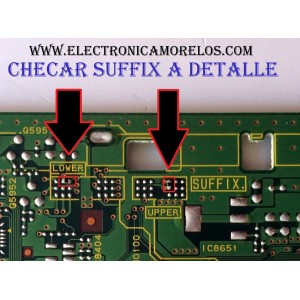 MAIN / PANASONIC TXN / A1QYUUS / TNPH0988UD / TNPH0988 / TXN/A1QYUUS / PANEL MC165FJ1531 / MODELO TC-P65GT50