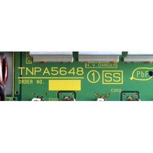 X-SUS / PANASONIC TXNSS1QYUU / TNPA5648 / PANEL´S MC165FJ1531 / MC165FJ1541 / MODELOS TC-P65GT50 / TC-P65VT50