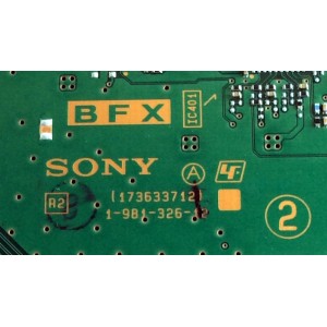 MAIN / SONY A-2165-797-A / A2165796A 630I / 1-981-326-12 / (173633712) / A2165796B 630K / 1-981-326-13 / (173633713) / PANEL V550QWSE09 / DISPLAY LC550EQY (SK)(A1) / MODELOS XBR-55X800E / XBR-43X800E / XBR-49X800E