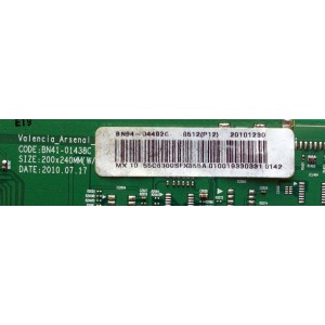 MAIN / SAMSUNG BN94-04492G / BN41-01438C / BN97-04836T / PARTES SUSTITUTAS BN94-03366D/ BN94-03366E / BN94-03366M / BN94-03366S / BN94-03366X / BN94-04418A /  BN94-04492H / BN94-04684D / PANEL´S T550FBE1-GA /  T546HW02 V.3 / MODELO UN55C6300SFXZA AA09