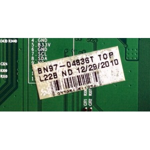 MAIN / SAMSUNG BN94-04492G / BN41-01438C / BN97-04836T / PARTES SUSTITUTAS BN94-03366D/ BN94-03366E / BN94-03366M / BN94-03366S / BN94-03366X / BN94-04418A /  BN94-04492H / BN94-04684D / PANEL´S T550FBE1-GA /  T546HW02 V.3 / MODELO UN55C6300SFXZA AA09
