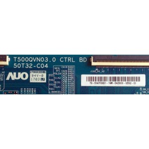 T-CON / ELEMENT 55.43T09.C01 / 50T32-C04 / T500QVN03.0 / 5543T09C01 / PANEL MD4312YTAU / MODELO E4SFC4317 LE-43GDXB-B3