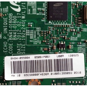 MAIN / SAMSUNG BN94-05586K / BN97-06531X / BN41-01800B / PANEL CY-LE650DSAV1V / UN65ES8000FXZA AH01