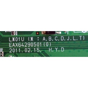 MAIN / LG EBT62353206 / EAX64290501 (0) / EBR75707901 / PANEL T500HVN02.1 / MODELO 50LS4000-UA AWMDLUR