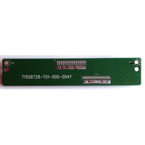 T-CON / INTERFACE / VIZIO 715G8728-T01-000-004Y / E342828 / PANEL TPT315B5-AN10.S REV:SH02A / MODELO D32HN-E1 LTTEVMAS