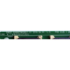 MAIN PARA TV LG OLED / NUMERO DE PARTE EBT63565401 / 63565401 /  EAX66736206 / 64194409 / EAX66736206(1.0) / PANEL LC550LQD (GJ)(P9) / MODELO OLED55C6P-U / OLED55C6P-U.AUSZLH