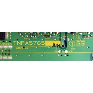 X-SUS / PANASONIC TXNSS1UJUUS / TNPA5765AH / TNPA5765 / TNPA5765AB / PANEL MC127FJ6A21 / MODELO TC-P50ST60