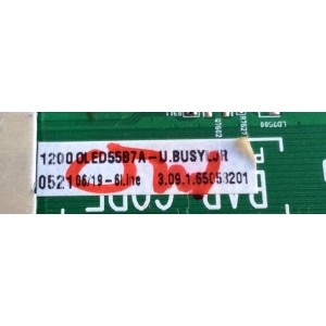 MAIN / LG OLED EBT65053201 / EAX67150604 (1.0) / 76EBT000-00R3 / EAX67150604(1.0) / PANEL LC550AQD (EK)(A4) / MODELO OLED55B7A-U.BUSYLJR