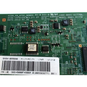 MAIN / SAMSUNG BN94-05569B / BN41-01778B / BN97-06523C / SUSTITUTAS BN94-04577B / BN94-05563U / BN96-28941A / BN96-28926A / PANEL LTJ320HN07-V / MODELOS UN32EH5000FXZP / UN32EH5000FXZC / UN32EH5000FXZA TS01 / MAS PARTES SUSTITUTAS EN DESCRIPCION.