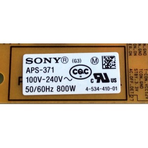 SUB FUENTE DE PODER PARA TV SONY / NUMERO DE PARTE 147457911 / 1-893-323-11 / 1-893-324-11 / APS-373 / APS-373(CH) / 1-474-579-11 / 189332311 / SUSTITUTA 147457912 / 1-474-579-12 / MODELOS XBR-65X950B / XBR-75Z9D / XBR-79X900B / XBR-85X950B