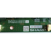 LED DRIVER / SHARP RUNTK4433TPZA / CPWBN4433TPZA / 06-A001251 S / 4433TPZA / PANEL LK520D3LWB0Z / LK520D3LWBOZ / MODELO LC-52LE920UN