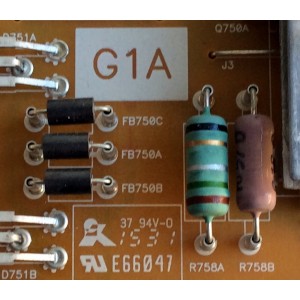 TARJETA G1A STATIC CONVERTER / SONY 1-474-613-11 / 147461311 / APDP-150A1 A / 2955020704 / APDP-150A1 / PANEL YD5S550HTG01 / MODELO XBR-55X900C