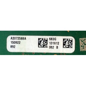MAIN / SONY A-2072-546-A / A2072588A 683G / A-2072-588-A / 1-894-595-11 / SUSTITUTA A-2072-545-A / PANEL YD5S650HTG01 / LC650EQL (SH)(P2) / MODELOS XBR-65X900C