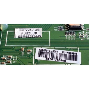 MAIN / LG EBT61736906 / EAX63728604 (4) / EBR68293449 / PARTE SUSTITUTA EBT61736903 / PANEL PDP60R30110 / MODELO 60PV250-UB / 60PV250-UB.AUSZLUR