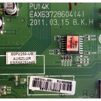 MAIN / LG EBT61736906 / EAX63728604 (4) / EBR68293449 / PARTE SUSTITUTA EBT61736903 / PANEL PDP60R30110 / MODELO 60PV250-UB / 60PV250-UB.AUSZLUR