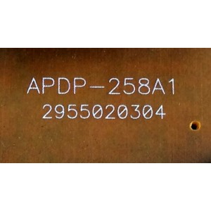 FUENTE DE PODER / SONY 1-474-615-11 / 147461511 / APDP-258A1 / 2955020304 / APDP-258A1 A / PANEL S750QF59 V0 / MODELO XBR-75X850C