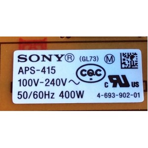 FUENTE DE PODER PARA TV SONY BRAVIA / NUMERO DE PARTE 147469011 / 1-982-192-11 / APS-415 / 1-474-690-11 / APS-415(CH) / PANEL S750QF58 V8 / MODELOS XBR-75X850E / XBR75X850E / XBR-75X855E / XBR75X855E / XBR-75X857E / XBR75X857E