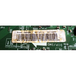 MAIN PARA TV SAMSUNG NUMERO DE PARTE BN94-04482V / BN41-01623A / BN97-05515A / PANEL S63FH-YB06 / MODELO PN64D8000FFXZA I101