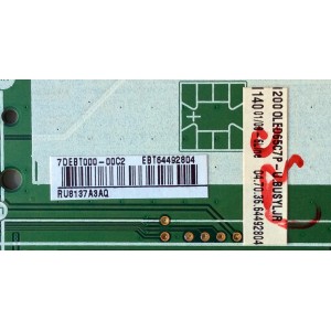 MAIN / LG OLED EBT64492804 / EAX67125703(1.1) / 7DEBT000-00C2 / EAX67125703 / PANEL LC650AQD (EK)(A1) / MODELOS OLED65C7P-U / OLED65C7P-U.BUSYLJR