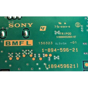 MAIN SONY A-2072-607-A / A2072607A 613K / 1-894-596-21 / 150323 / 189459621 / PANEL S750QF59 V0 / MODELO XBR-75X850C / SERIE:5009047 / (DESPUÉS DE REEMPLAZAR ESTA PLACA TIENE QUE ACTUALIZAR EL SOFTWARE DESCARGA LA VERSIÓN CORRECTA PARA TU MODELO Y SERIE)