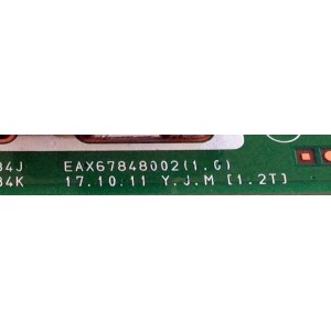 MAIN / LG EBT65204903 / EAX67848002(1.0) / 8HEBT000-00AG / EAX67848002 / PANEL NC490DUE-AAFX1 / MODELO 49LK5700PUA.BUSWLOR / 49LK5700PUA / 8H1L00QP