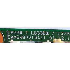 MAIN / LG EBT62387720 / EAX64872104(1.0) / EAX64872104 / PANEL LC470DUE (SF)(R1) / MODELOS 47LN5700-UH.BUSYLHR / 47LN5700