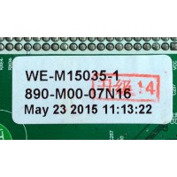 MAIN / FUENTE (COMBO) / WESTINGHOUSE WE-M15035 / WE-M15035-1 / ST6308RTU-AP1 / 110105001418 / 204308 / 40E7930423D4 / T430HVN01_0 WE-M15035 / 890-M00-07N16 / 1602-15040038 / PANEL T430HVN01.2 / MODELO WD43FC2380 TW-01801-A043A