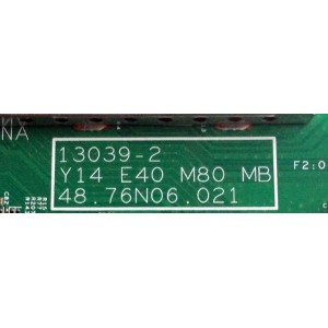 MAIN / VIZIO 55.76N01.A04 / 48.76N06.021 / 5576N01A04 / 5576N01A04G / 13039-2 / PANEL LSC400HM09 / MODELO E400I-B2