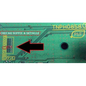 MAIN / PANASONIC TNPH0858AG / TNPH0858 / PANEL LC370EUH (SC)(A4) / MODELO TC-L37D2