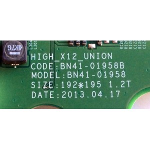 MAIN / SAMSUNG BN94-06789S / BN41-01958B / BN97-07053S / PARTE SUSTITUTA BN94-06188C / PANEL CY-LF600DSSV1H / MODELO UN60F7100AFXZA HH01