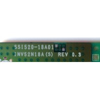 BACKLIGHT SLAVE / TOSHIBA LJ97-02109A / SSI520-18A01 / INV52N18A(S) / REV 0.3 / PANEL LTA520HE16 T02 / MODELOS 52XV645U / 52XV648U