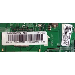 MAIN / SAMSUNG BN94-06739B / BN41-01958A / BN97-07704A / PARTE SUSTITUTA BN94-06167B / PANEL CY-HF400CSLV1H / MODELO UN40F6300AFXZA TU02